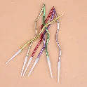 Hộp nến xoắn trang trí bánh kem 6 cây Rainbow Candle 15cm sáp cao cấp 
 ảnh 7
