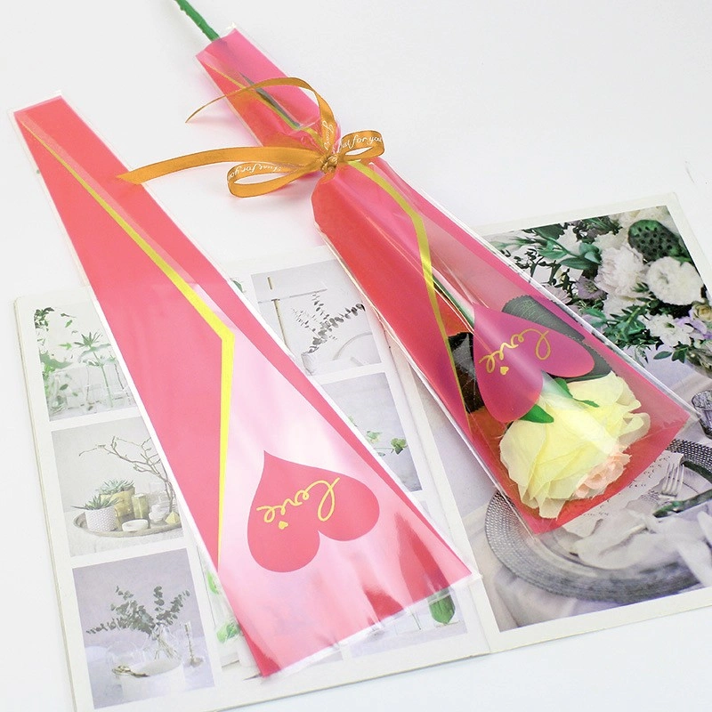 Túi đơn bóng kính gói hoa tươi, hoa sáp trong suốt túi 20,50 chiếc ảnh 52