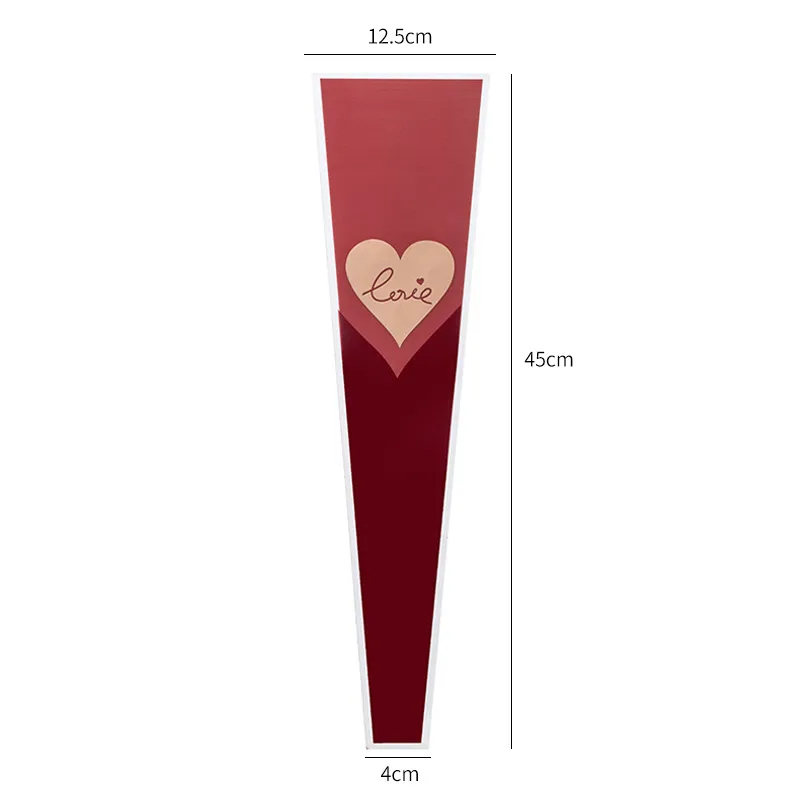 Túi đơn bóng kính gói hoa tươi, hoa sáp trong suốt túi 20,50 chiếc ảnh 51