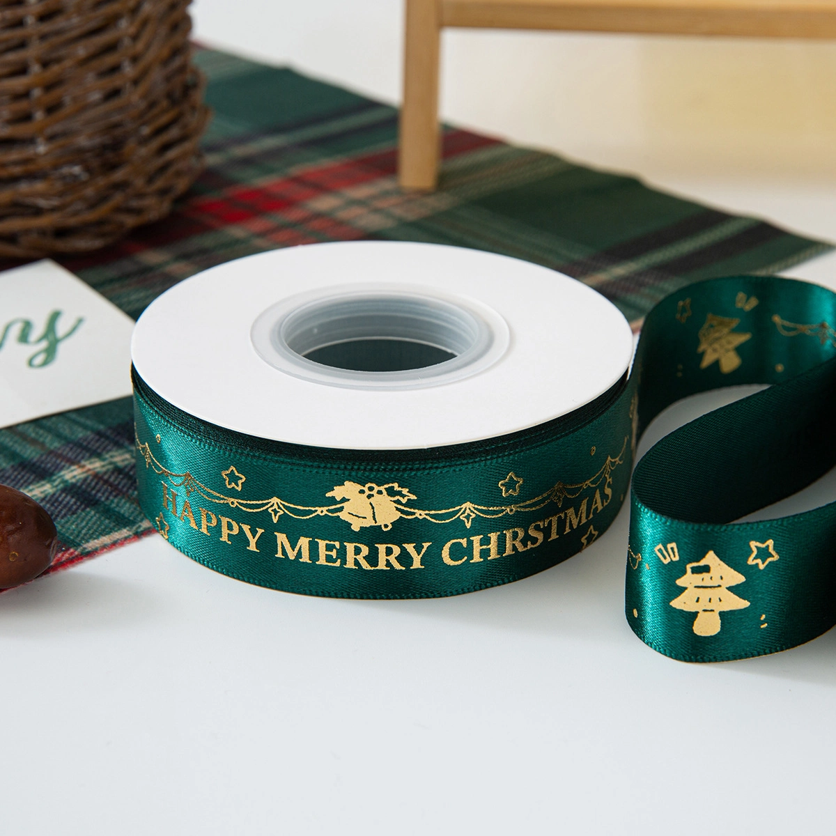 Set túi, giấy bọc quà tặng và dây ruy băng Noel giáng sinh 25yard ảnh 24