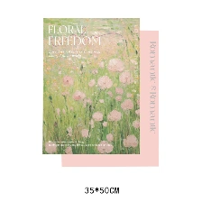 Giấy lót gói hoa sơn dầu hoạ tiết in chữ khổ 35x50cm xấp 10 tờ  80gr
 ảnh 34