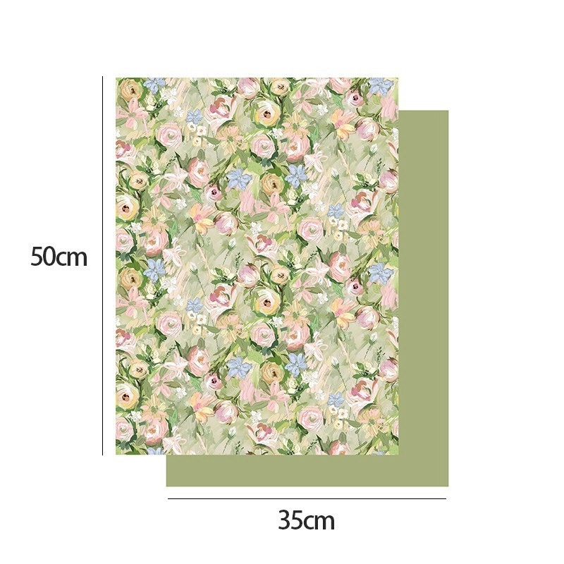 Giấy lót gói hoa 100gr dày cứng cáp 35x50 xấp 10 tờ  ảnh 17