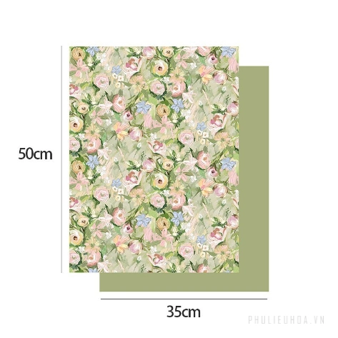 Giấy lót gói hoa 100gr dày cứng cáp 35x50 xấp 10 tờ  ảnh 17