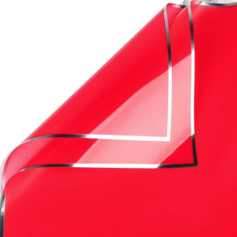 Giấy gói hoa OPP 5.3zem bóng kính bóng mờ viền nhũ bạc 57x57cm xấp 20 tờ ảnh 14