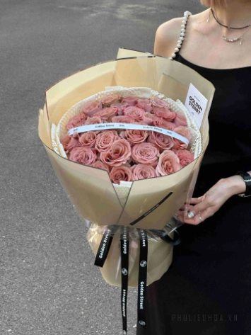 Giấy gói hoa OPP 5.3zem bóng kính bóng mờ viền nhũ bạc 57x57cm xấp 20 tờ ảnh 5