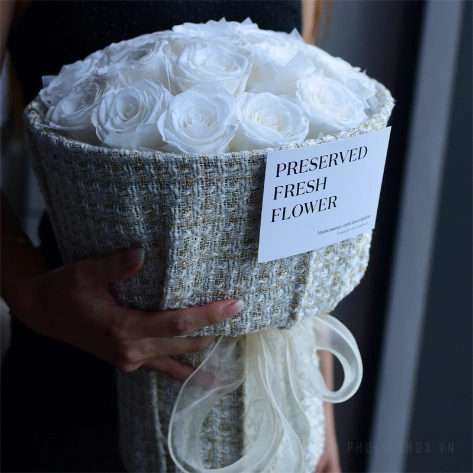 Cuộn vải bố caro bọc hoa 50x150cm ảnh 11