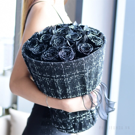 Cuộn vải bố caro bọc hoa 50x150cm ảnh 14