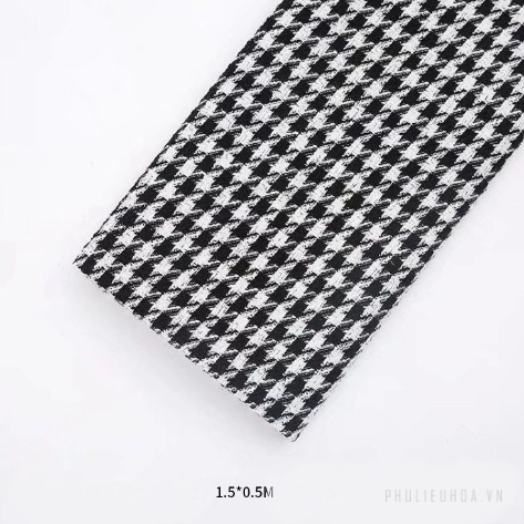 Cuộn vải bố caro bọc hoa 50x150cm ảnh 22
