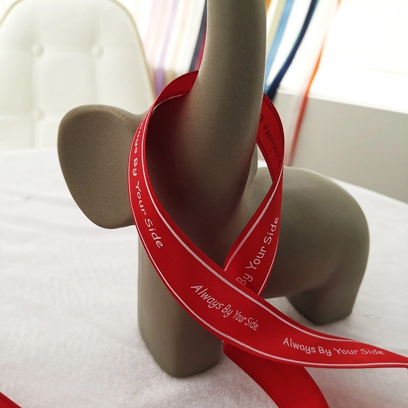Ruy băng satin in chữ Alway By Your Side bản 2,5cm x 36 yard ảnh 6