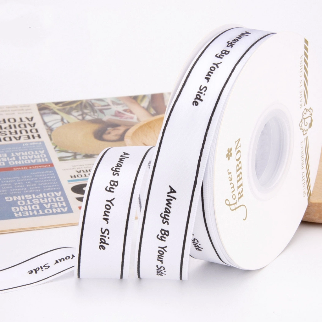 Ruy băng satin in chữ Alway By Your Side bản 2,5cm x 36 yard ảnh 10