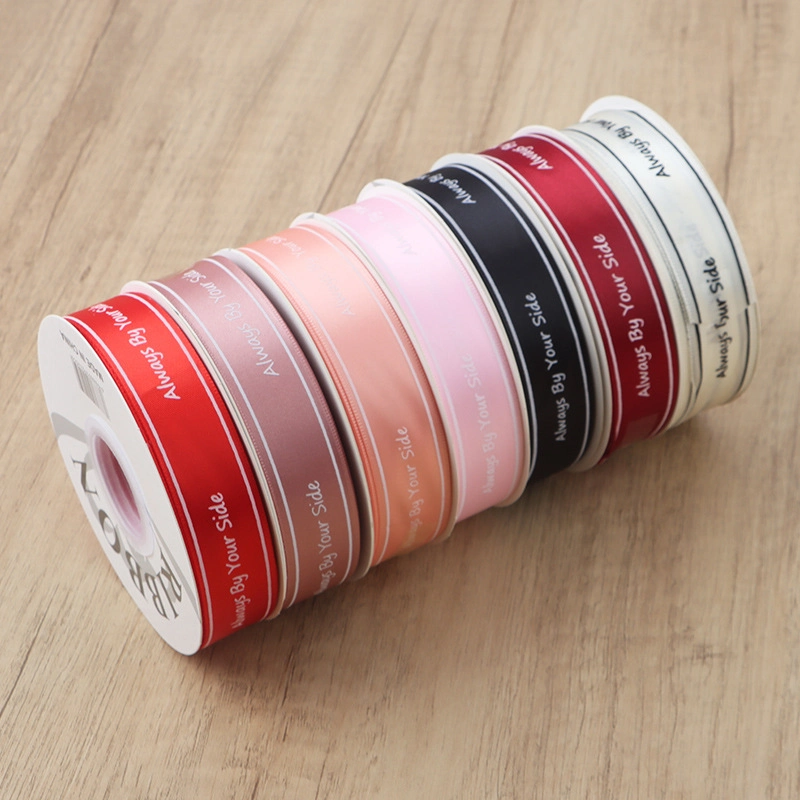Ruy băng satin in chữ Alway By Your Side bản 2,5cm x 36 yard ảnh 12