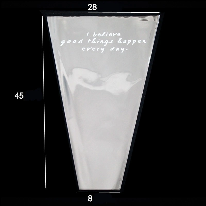 Túi bóng kính gói hoa tươi, hoa sáp trong suốt túi 20,50 chiếc size lớn ảnh 17