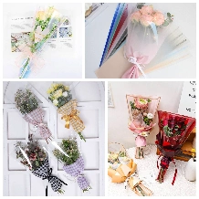 Ảnh sản phẩm Túi bóng kính gói hoa tươi, hoa sáp trong suốt túi 20,50 chiếc size lớn 1