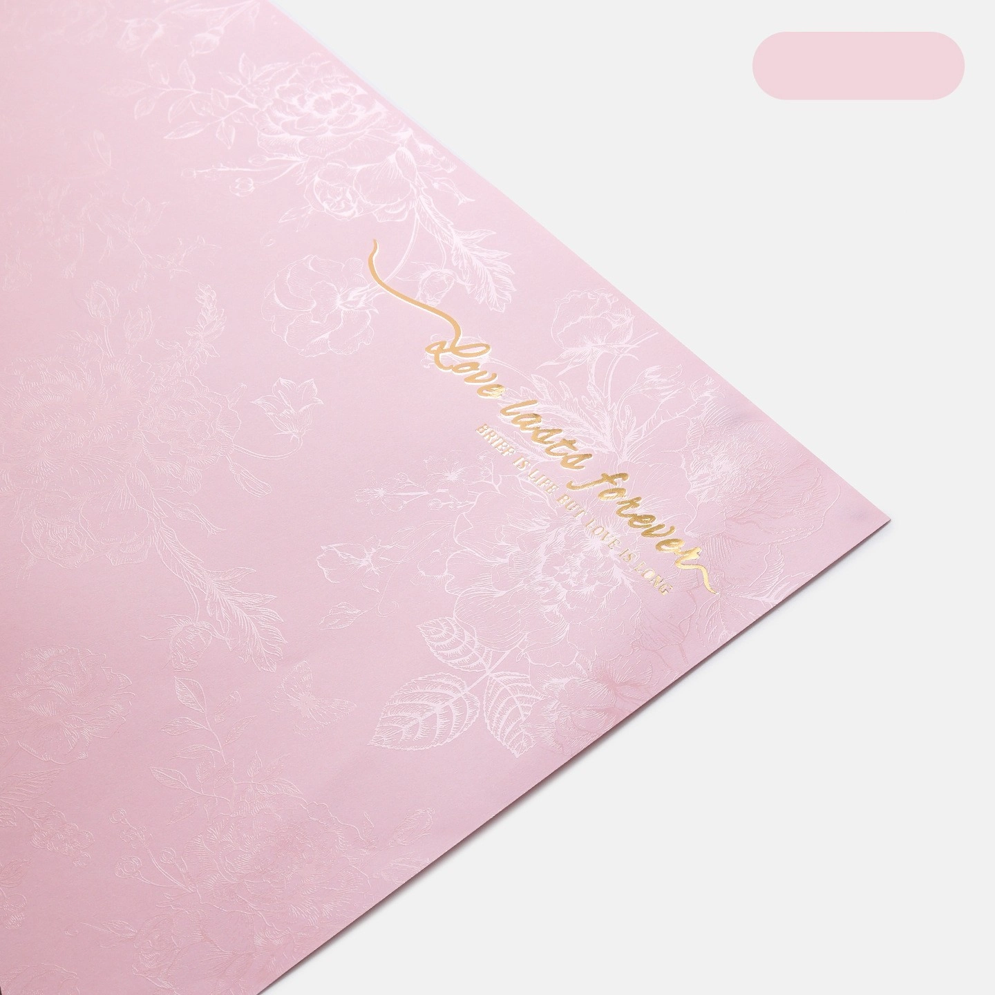 Giấy gói hoa ép kim cứng cáp 150gr túi 10 tờ ảnh 15