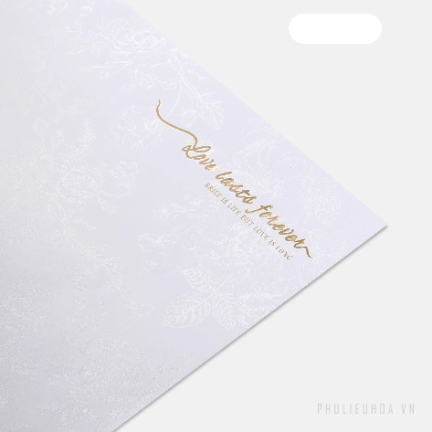 Giấy gói hoa ép kim cứng cáp 150gr túi 10 tờ ảnh 10