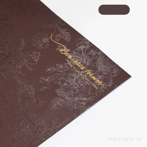 Giấy gói hoa ép kim cứng cáp 150gr túi 10 tờ ảnh 11