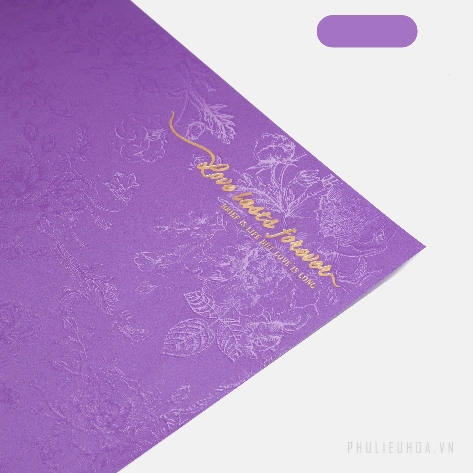 Giấy gói hoa ép kim cứng cáp 150gr túi 10 tờ ảnh 14