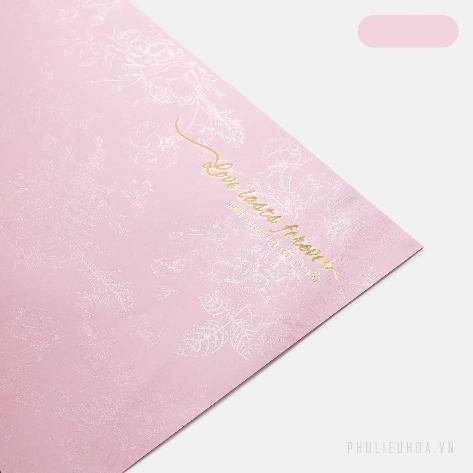 Giấy gói hoa ép kim cứng cáp 150gr túi 10 tờ ảnh 15