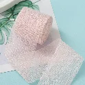 Cuộn ruy băng voan nhăn crepe kim tuyến pastel gói hoa buộc nơ 4cm x5m ảnh 7