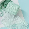 Cuộn ruy băng voan nhăn crepe kim tuyến pastel gói hoa buộc nơ 4cm x5m ảnh 10