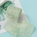Cuộn ruy băng voan nhăn crepe kim tuyến pastel gói hoa buộc nơ 4cm x5m ảnh 18