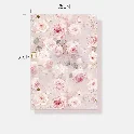Giấy gói hoa một mặt Fenghua họa tiết hoa hồng lãng mạn tone Pastel bản 35x50cm ảnh 8