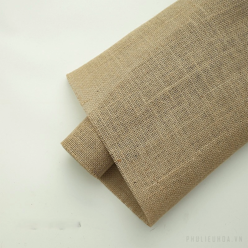 Cuộn vải bố đay dày thô khổ 50 x 5yard ảnh 8