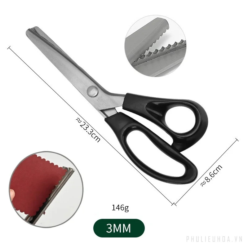 Kéo cắt vải giấy, cắt sóng giấy thủ công ảnh 20