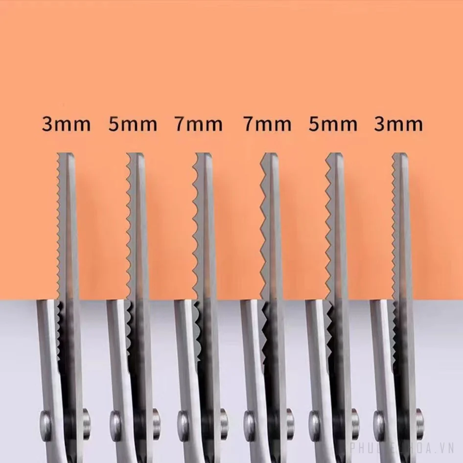 Kéo cắt vải giấy, cắt sóng giấy thủ công ảnh 6