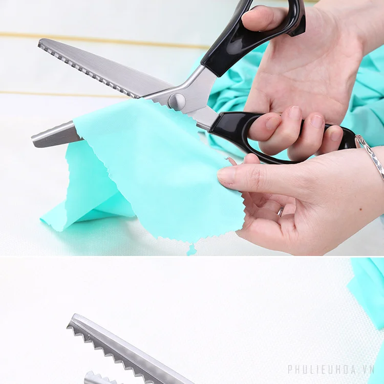 Kéo cắt vải giấy, cắt sóng giấy thủ công ảnh 9