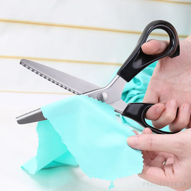 Kéo cắt vải giấy, cắt sóng giấy thủ công ảnh 12