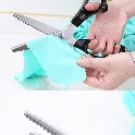 Kéo cắt vải giấy, cắt sóng giấy thủ công ảnh 9