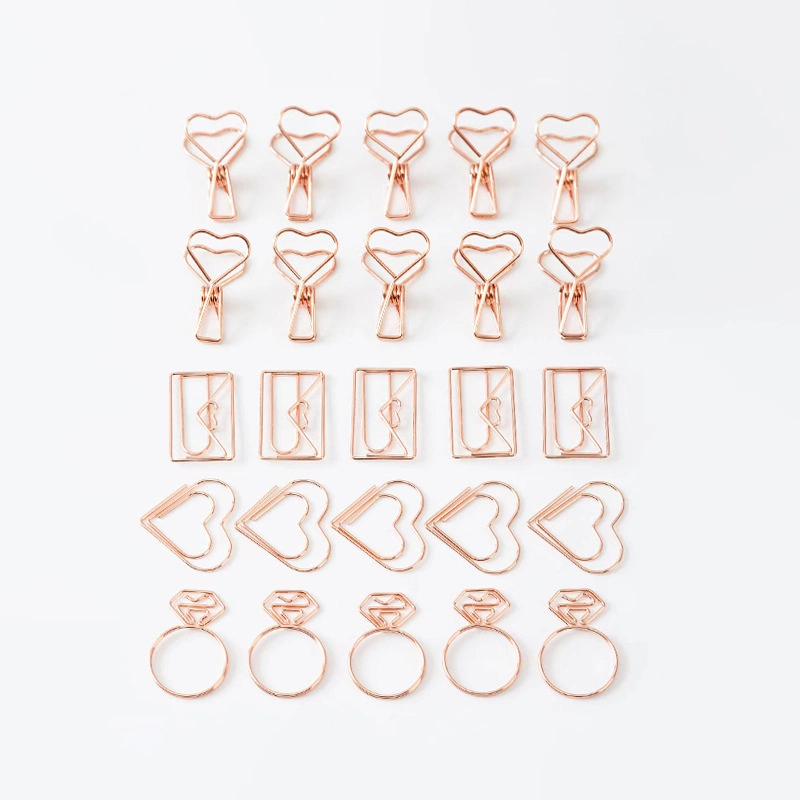 Hộp combo 24 kẹp thiệp mạ nhôm  ảnh 2