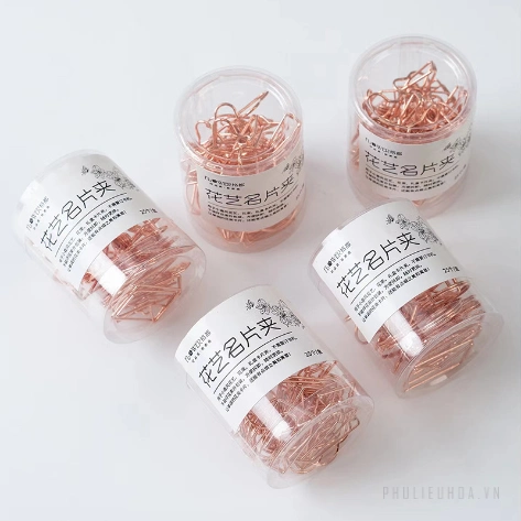 Hộp combo 24 kẹp thiệp mạ nhôm  ảnh 4