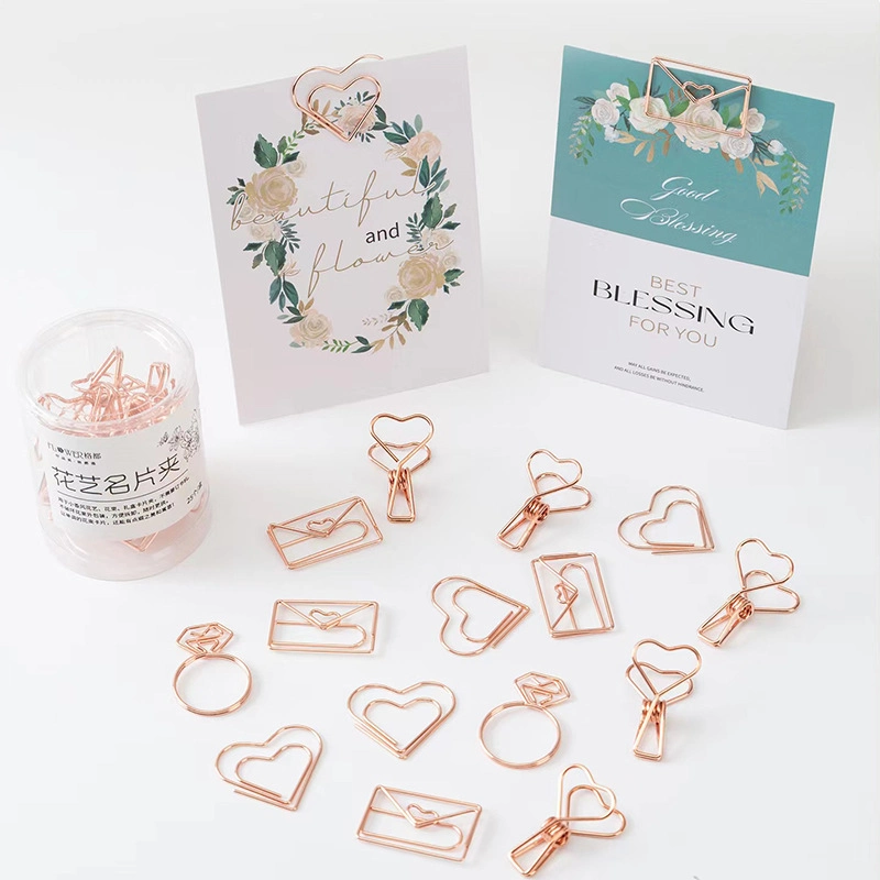 Hộp combo 24 kẹp thiệp mạ nhôm  ảnh 1