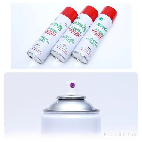 Chai keo xịt dán đa năng Spray Mount XIUPIN 75 550ml ảnh 4