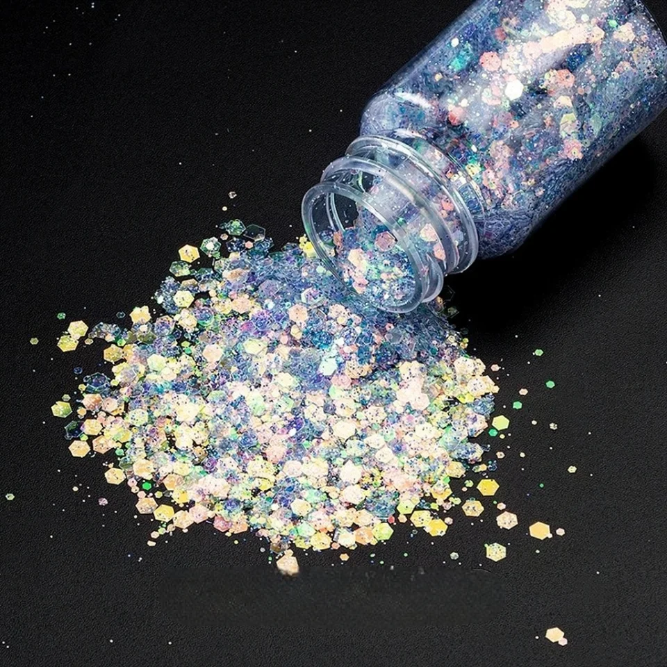 Kim tuyến dạng sợi mảnh trang trí hoa bông hoa hiệu ứng tuyết hũ 10gr ảnh 23