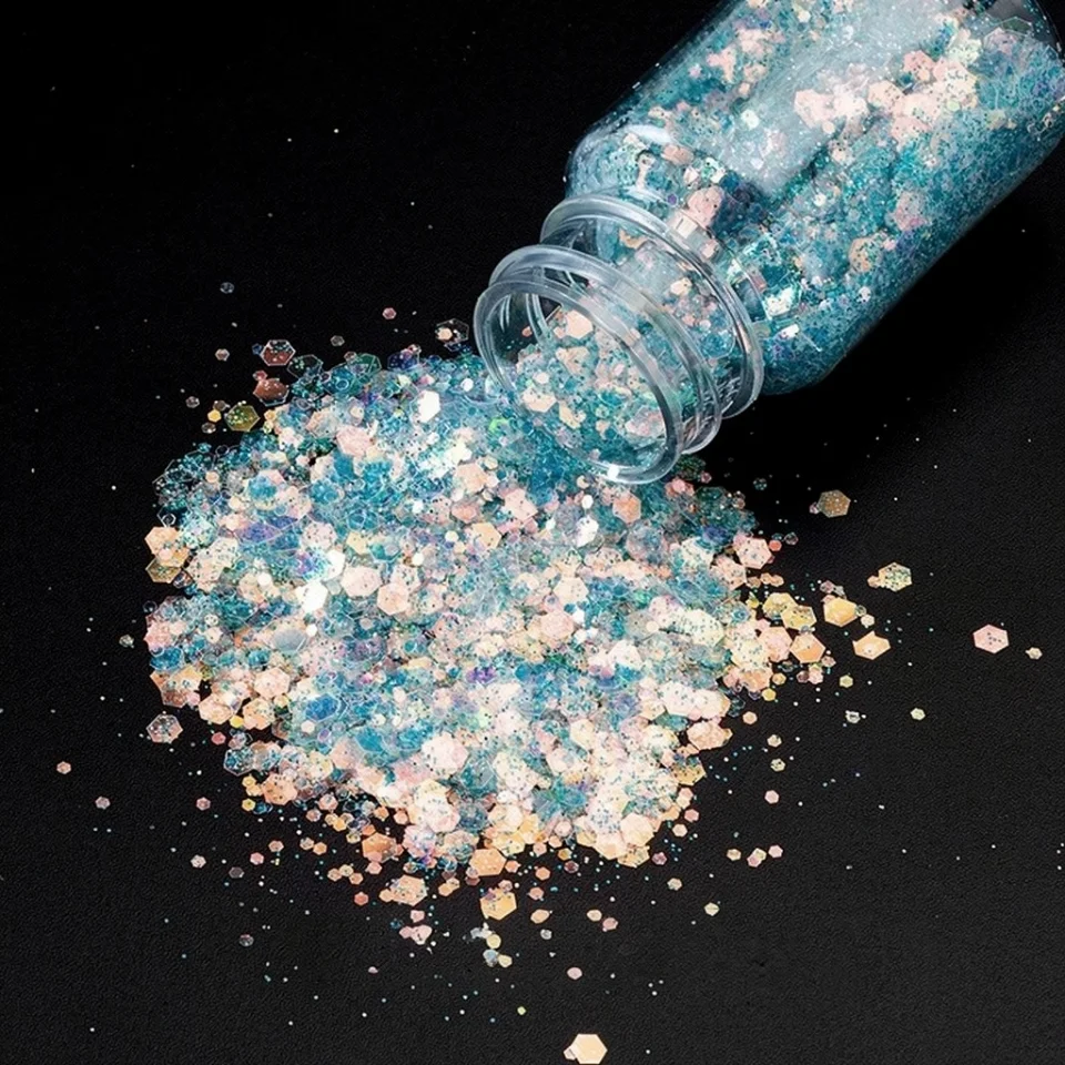 Kim tuyến dạng sợi mảnh trang trí hoa bông hoa hiệu ứng tuyết hũ 10gr ảnh 24