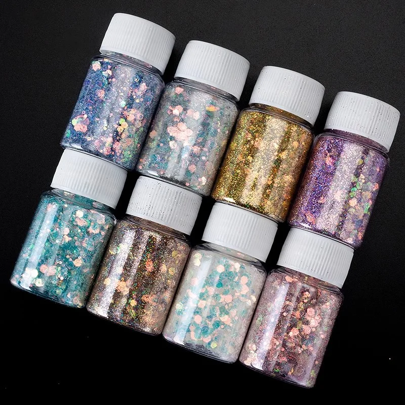 Kim tuyến dạng sợi mảnh trang trí hoa bông hoa hiệu ứng tuyết hũ 10gr ảnh 30