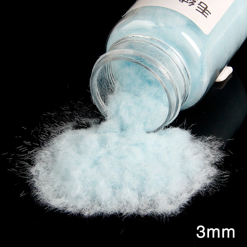 Kim tuyến dạng sợi mảnh trang trí hoa bông hoa hiệu ứng tuyết hũ 10gr ảnh 10