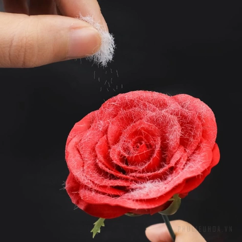 Kim tuyến dạng sợi mảnh trang trí hoa bông hoa hiệu ứng tuyết hũ 10gr ảnh 20