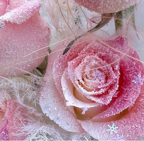 Kim tuyến dạng sợi mảnh trang trí hoa bông hoa hiệu ứng tuyết hũ 10gr ảnh 22