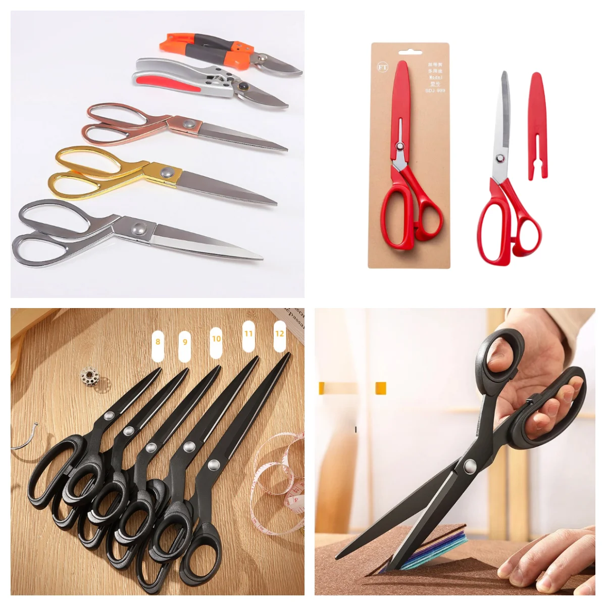 Kéo thợ may cắt vải giấy, da chuyên dụng SK5  ảnh 1