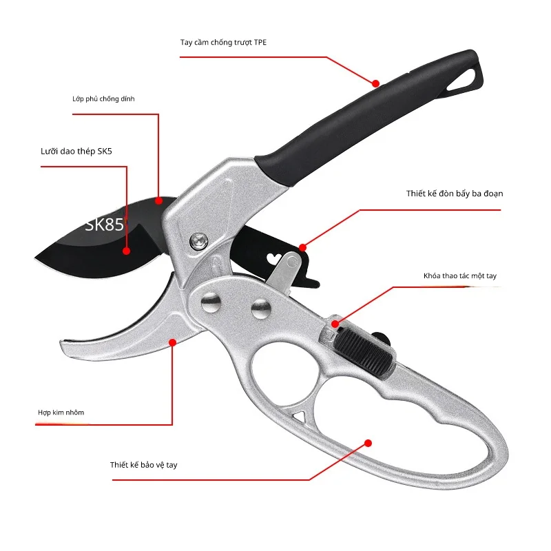 Kìm bấm trợ trực cắt tỉa cành, làm vườn SK-5 
 ảnh 7
