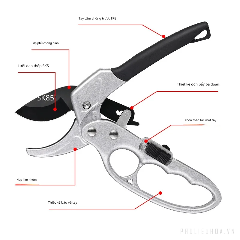 Kìm bấm trợ trực cắt tỉa cành, làm vườn SK-5 
 ảnh 7