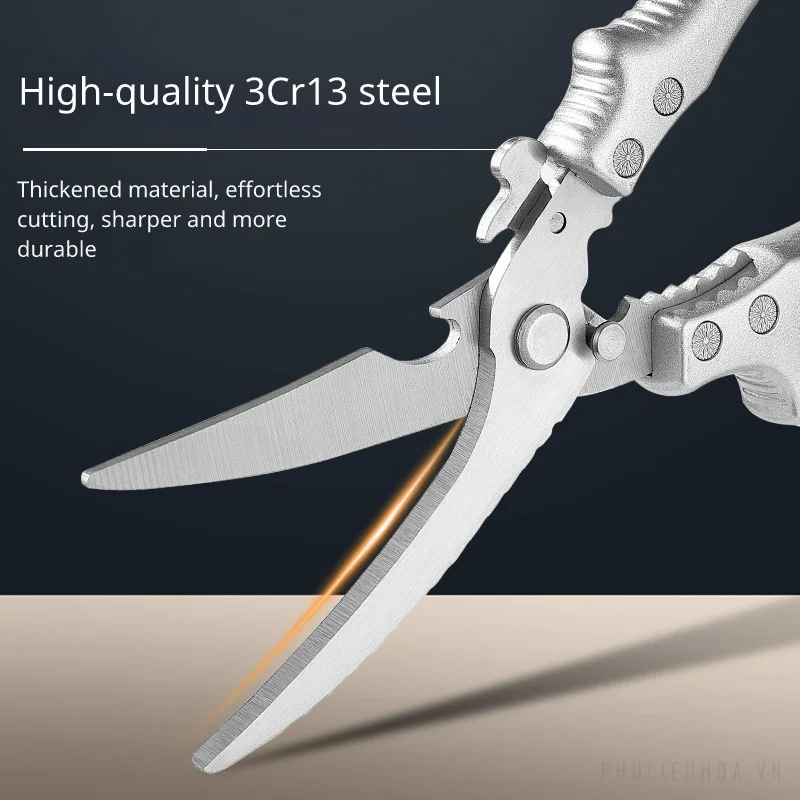 Kéo làm bếp đa năng thép không gỉ Martensitic ảnh 4
