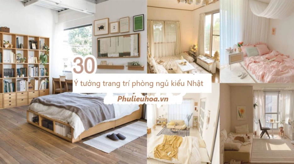Ảnh bài viết 30 ý tưởng trang trí phòng ngủ kiểu Nhật với nội thất siêu dễ thương