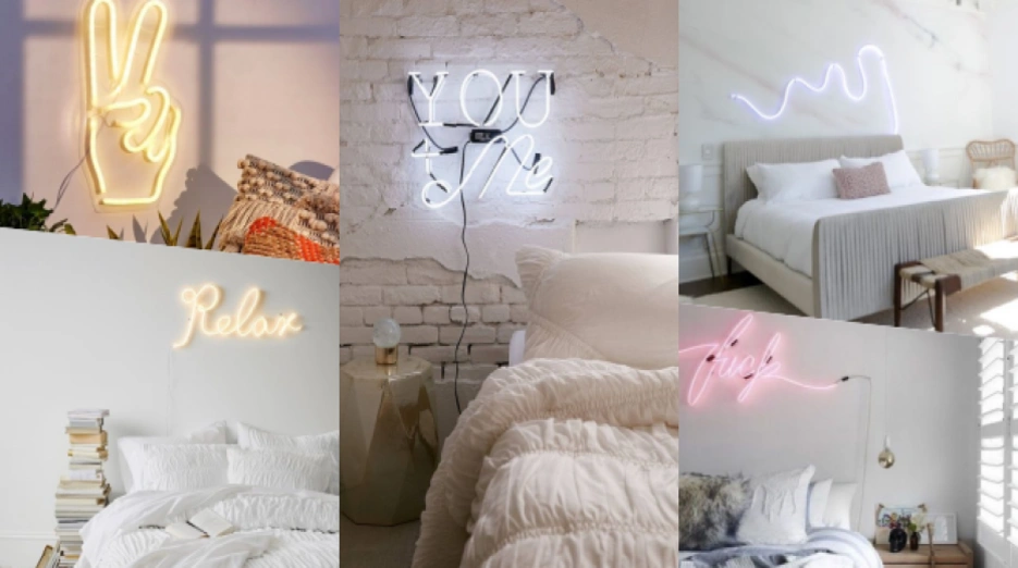 Ảnh bài viết 30 Ý tưởng trang trí phòng bằng anh sáng đèn Neon thêm màu sắc cho phòng ngủ của bạn