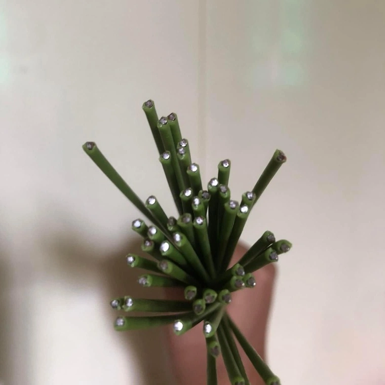 Cành kẽm bọc nhựa cắm hoa giả 2mm dài 30-40cm (bó 100 cây) ảnh 11
