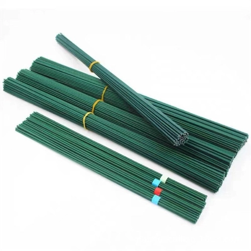 Ảnh sản phẩm Cành kẽm bọc nhựa cắm hoa giả 2mm dài 30-40cm (bó 100 cây) 1